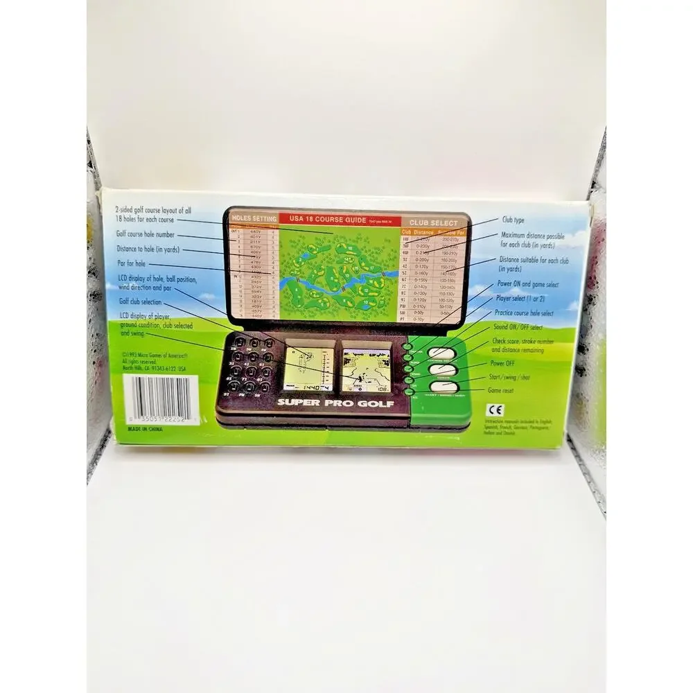 Vintage Super Pro Golf Handheld Game